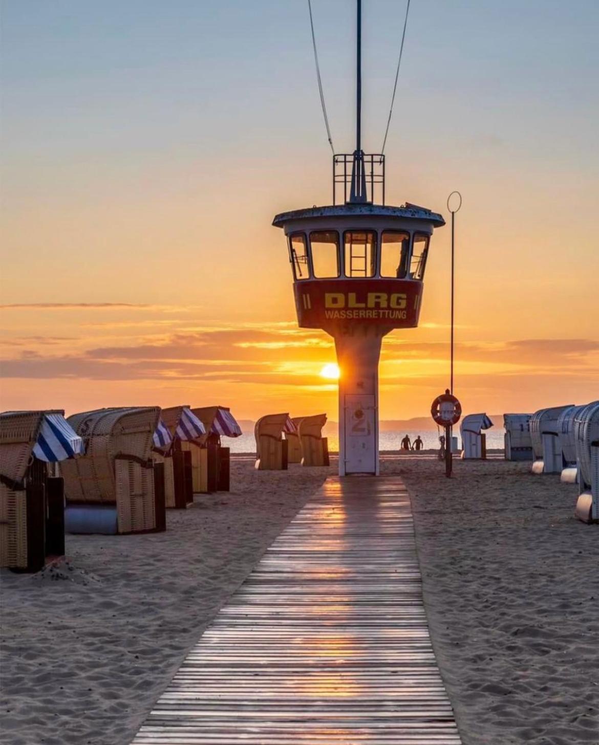 3Sz Penthaus Luna Am Sandstrand Mit Meerblick & Balkon Lübeck Dış mekan fotoğraf