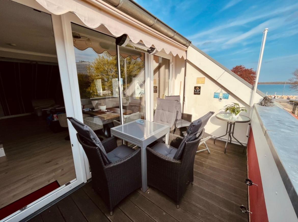 3Sz Penthaus Luna Am Sandstrand Mit Meerblick & Balkon Lübeck Dış mekan fotoğraf