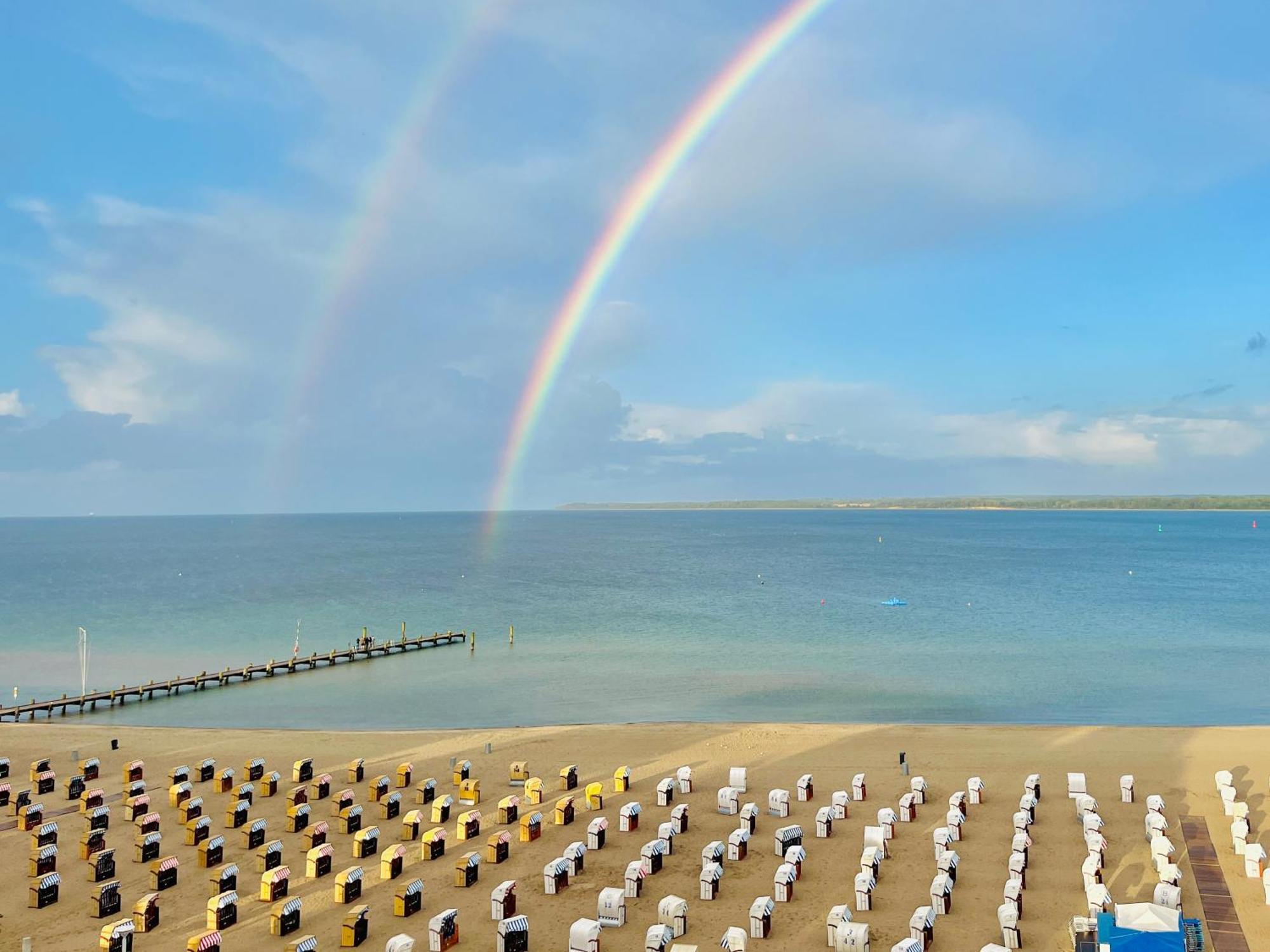 3Sz Penthaus Luna Am Sandstrand Mit Meerblick & Balkon Lübeck Dış mekan fotoğraf